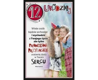 Birthday Card 12th Birthday, Friendship, 13x20,5 cm